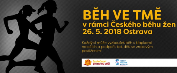 Přijďte si vyzkoušet BĚH VE TMĚ v rámci Českého běhu žen 2018
