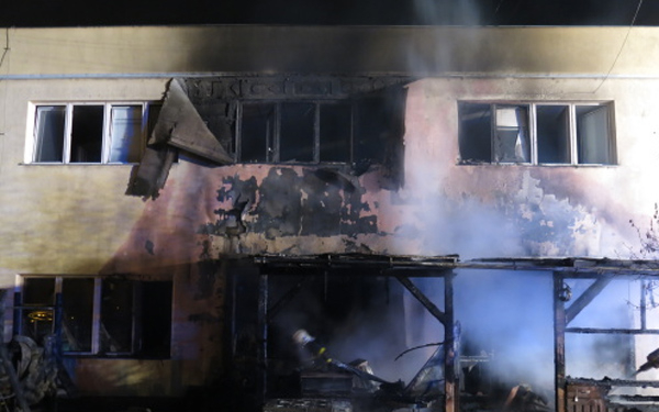 Požár opavské restaurace s předběžnou škodou 2 miliony korun