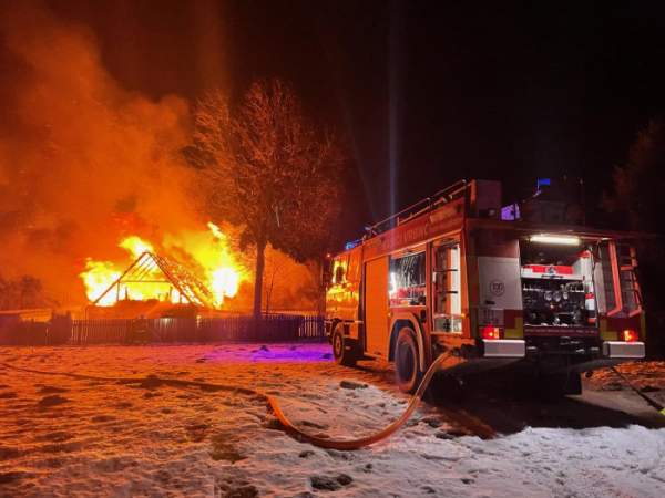 Požár rodinného domu na Bruntálsku způsobil škodu za více jak 1 milión korun 