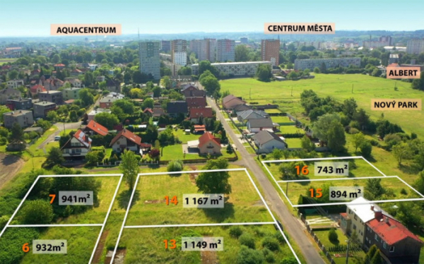 V Bohumíně se začnou 24. ledna 2022 prodávat pozemky pro stavbu rodinných domů  