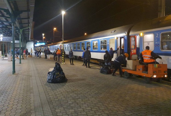 Do ukrajinského Čopu míří druhý humanitární vlak Českých drah pro ukrajinské uprchlíky