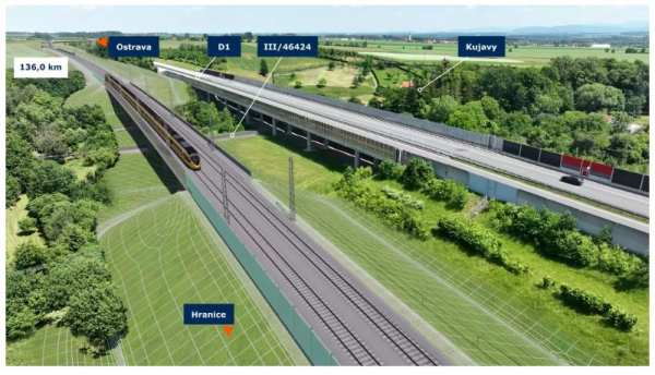Správa železnic spustila on-line portál návrhu vysokorychlostní tratě do Ostravy